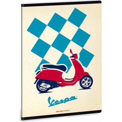 ARS UNA Sešit 544 Vespa A5 linkovaný retro