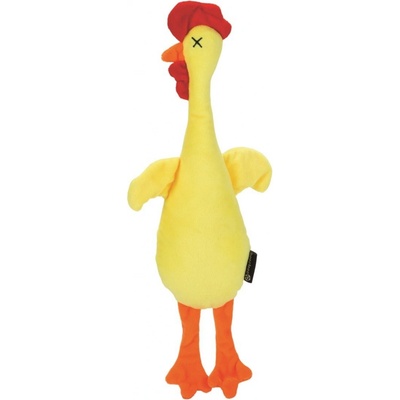 Beeztees Hračka pro psy plyšová pískací kuře 40 cm