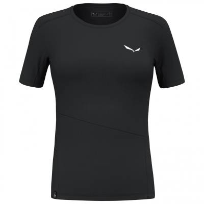 Дамска спортна тениска Salewa Women's Puez Sporty Dry T-Shirt Sport shirt - Black Out - размер 36 (EU) (916-0658-0113)