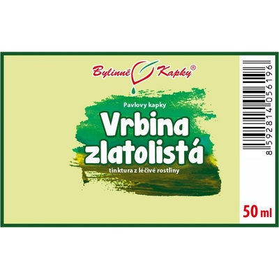 Vrbina zlatolistá TCM pavlovy bylinné kvapky tinktúra 50 ml