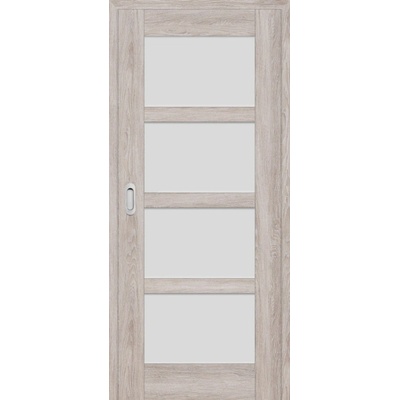 ERKADO Posuvné dveře do pouzdra Juka 4 Dub šedý Greko 80 x 197 cm – Hledejceny.cz