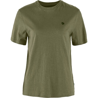 Fjällräven Дамска тениска Fjällräven Women's Hemp Blend T-Shirt - Green (916-1946-0514)