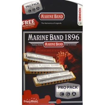 Hohner Marine Band 1896 ProPack (C-, G-, A-major)