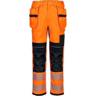 Portwest PW3 FR HVO Holster Nohavice FR415 oranzova cierna