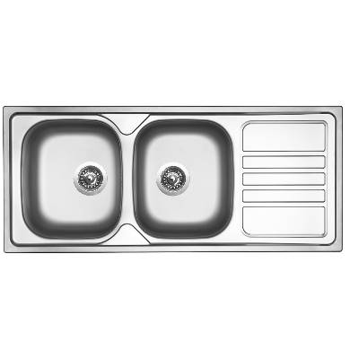 Sinks OKIO 1160 DUO V 0,6mm matný RDOKM11650026V