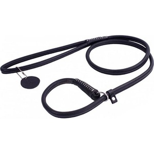 COLLAR Кожен нашийник за кучета - 135см, 4мм - черен