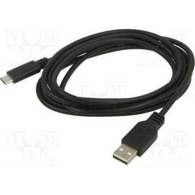 ART KABUSB2 A-C 0.5M AL-OEM-117 USB 2.0 USB A vidlice USB C vidlice 0,5m černý