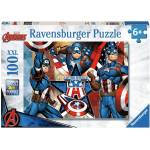 Ravensburger - Puzzle Marvel: Captain America XXL - 100 piese