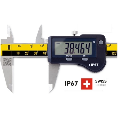 Microtech Дигитален шублер Microtech CARBIDE SwissMet, IP67 - 200 мм, 0, 01 мм (141072222C)