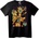 NOONEBRAND Тениска Goku срещу Vegeta Anime - XXS, Black
