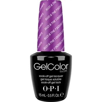 OPI Цветен гел Топ лак Полупостоянен лак за нокти Suzi & The 7 Dusseldorfs 15 ml *Тестер