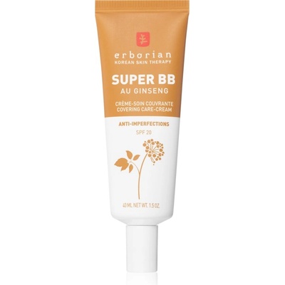 Erborian Super BB ВВ крем за безупречен изравнен тен на кожата SPF 20 цвят Caramel 40ml