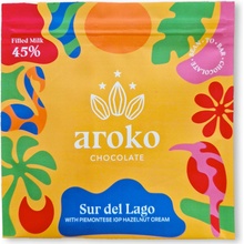 Aroko Chocolate 45% mléčná čokoláda Sur del Lago Piemontese IGP Hazelnut Cream 50 g