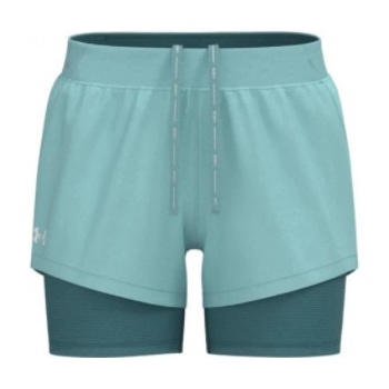 Under Armour UA IsoChill Run 2N1 Short kraťasy modrá
