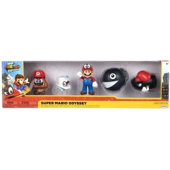 JAKKS Pacific Nintendo Super Mario Set 5pcs 6cm (410422)
