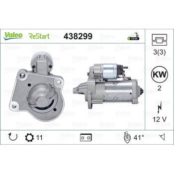 VALEO Štartér 438299