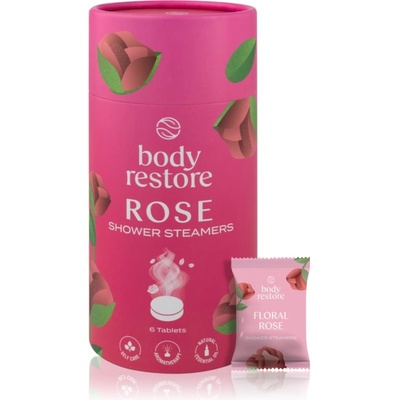 Rose Shower Steamers таблетки за душ с аромат на рози 6 бр