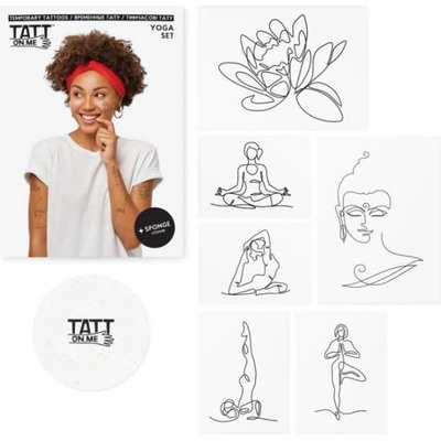 TATTonMe Татуировки за жени Йога комплект