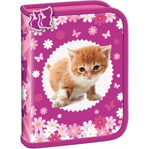 Bambino Premium Ученически несесер Bambino Premium - Cat, с 1 цип (606809)