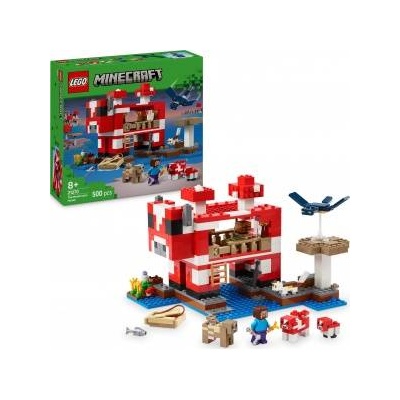 LEGO® LEGO® Minecraft The Mooshroom House 21270, 500 pcs