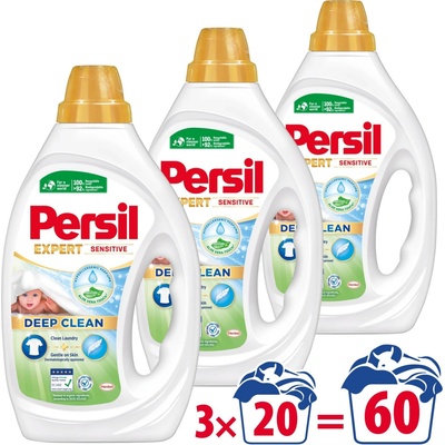 Persil prací gel Sensitive 3 × 900 ml 60 PD