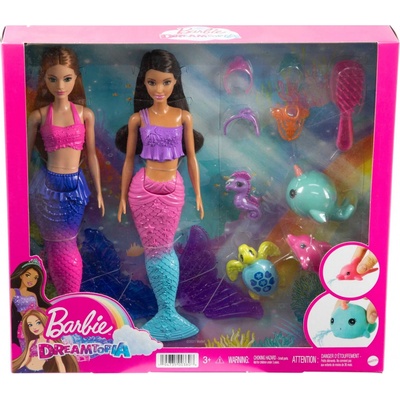 Barbie Siréna dobrodružství 2 panenky a doplňky Sada