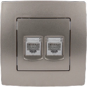 ELMARK City rj11+ rj45 КОНТАКТ БЯЛ (190731)