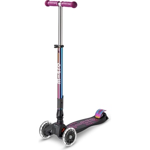Micro Детска тротинетка Micro - Maxi Micro Deluxe Foldable LED, Neochrome Purple (7630053568399) - ozone Тротинетка, скутер
