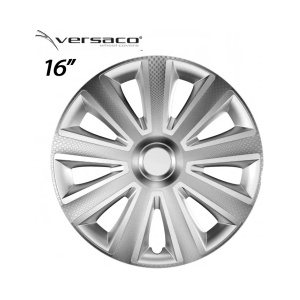 Versaco Тасове за джанти 16'' Versaco Carbon Aviator - Silver