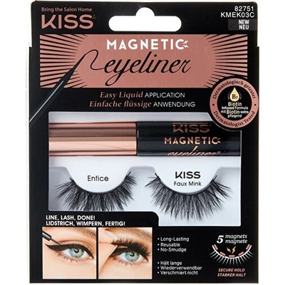 KISS Magnetické umělé řasy s očními linkami Eyelash Kit 03