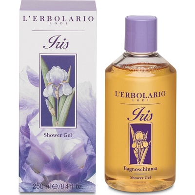 L'Erbolario Iris Květinový sprchový gel s kosatcem a marshmallow 250 ml