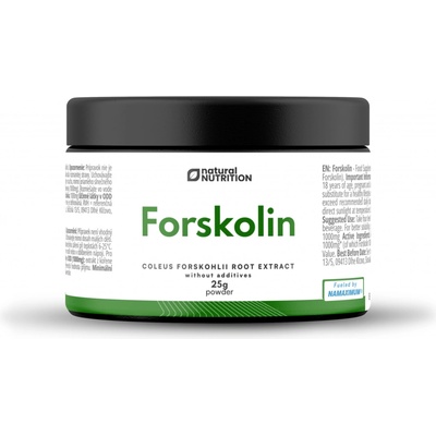 Natural Nutrition Forskolin kopřiva indická extrakt prášek 25 g