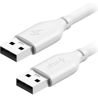 AlzaPower APW-CBAMAM230W Core USB-A (M) to USB-A (M) 2.0, 3m, bílý