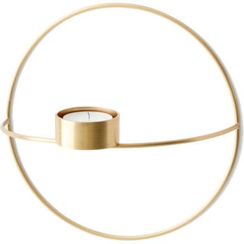 Audo Copenhagen Свещник за чаена свещ pov 20 см месинг (4813839)