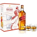 Johnnie Walker RED 40% 0,7 l (dárkové balení 2 sklenice)