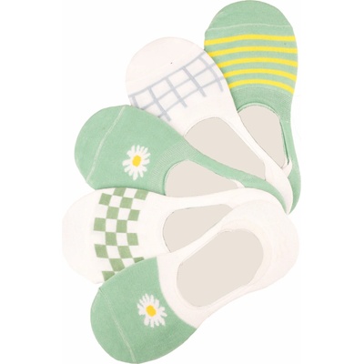 Pesail dámske bavlnené členkové ponožky VS 1B 5bal viacfarebná