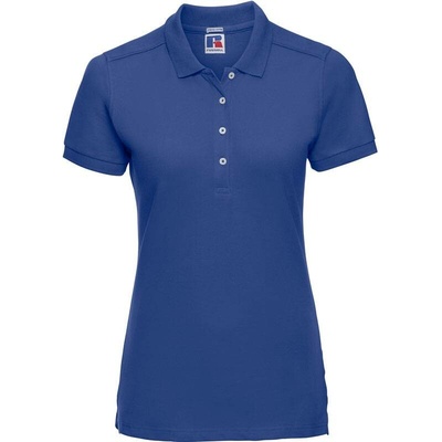 Russell 566F Dámske elastické piqué polo modrá Bright Royal