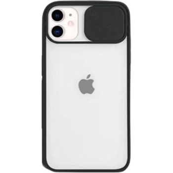 Pouzdro SES Silikonové ochranné s posuvným krytem na fotoaparát Apple iPhone 13 Pro Max - černé