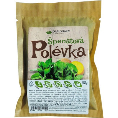 Damodara Polievka špenátová instantná 50 g