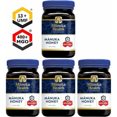 Manuka Health MGO 400+ med 4 x 500 g 2 kg