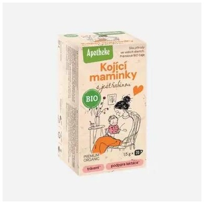 Apotheke Čaj Kojící maminky s jestřabinou BIO 6 x 20 sáčků