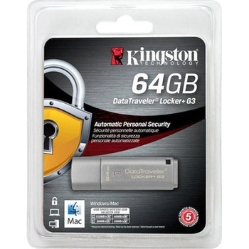 Kingston DataTraveler Locker+ G3 64GB DTLPG3/64GB