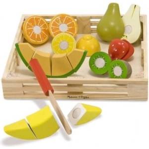 Melissa & Doug - Дървен комплект за рязане - Плодове (14021_1)