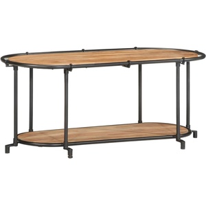 vidaXL ТВ шкаф, 100x42x40 см, масивно акациево дърво (4013489)