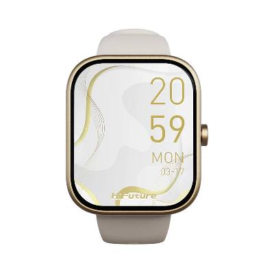 Lume Champagne Gold, 1.85 " IPS, Powered by Dual Core, Aerospace-Grade Ultra Light Aluminum Frame, Bluetooth Call, 3D User Interface, 1ATM Waterproof, 24/7 True Heart Rate & Blood Ox (6972576182326)