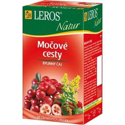 Leros Natur Močové cesty s brusinkou 20 x 1,5 g