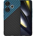 Techsuit Калъф за Xiaomi Poco F6 - Carbonite FiberShell - Techsuit - Син (KF2333484)