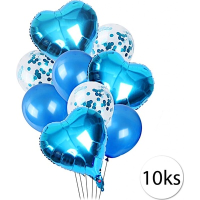 FunPlay 8559 3 Konfetové balóny 30 46 cm modrá