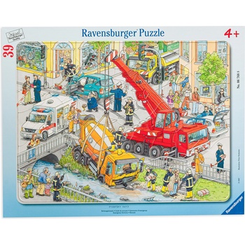 Ravensburger Пъзел Ravensburger от 39 части - Строителна площадка (6768)