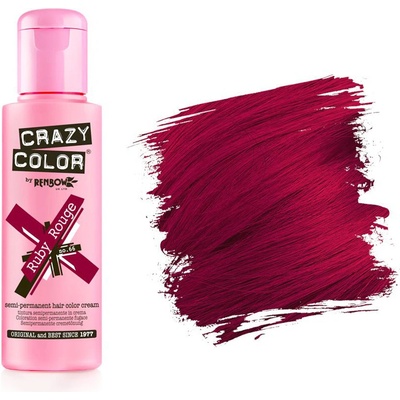 Crazy Color barva na vlasy RUBY ROUGE